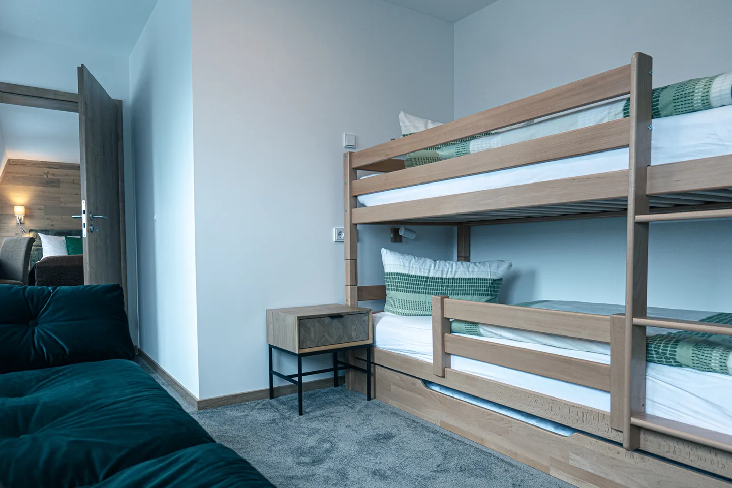 Familien-Suite Bergbad 116 – Doppelstockbett für Kinder