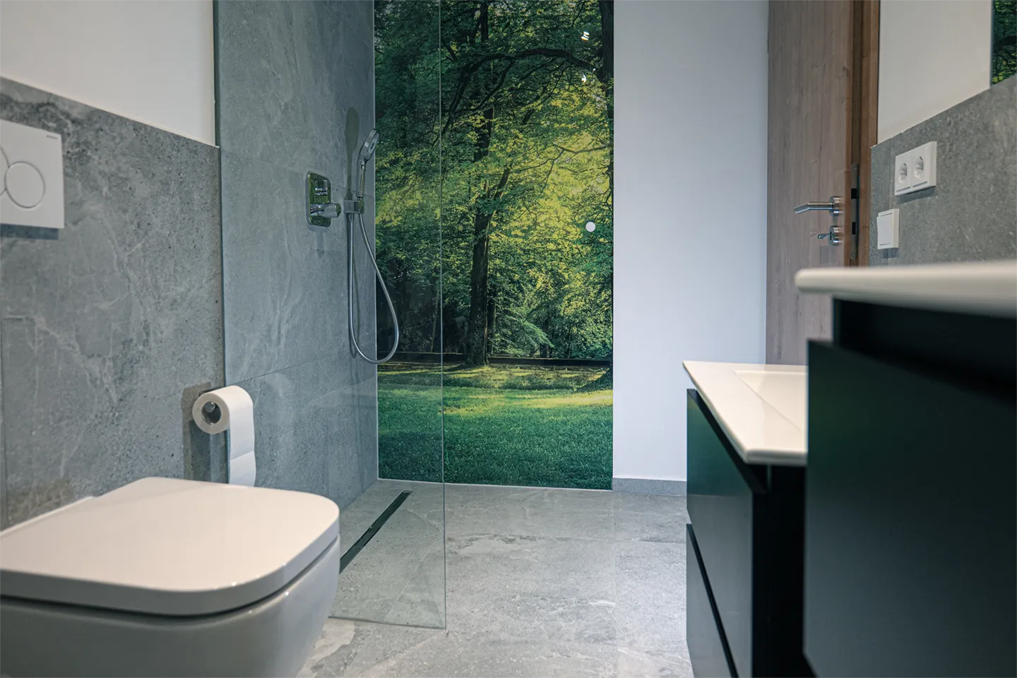 Familien-Suite Hubertushütte 117 – Badezimmer