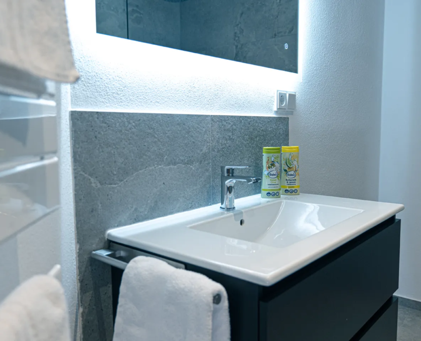 Familien-Suite Talblick 118 – Badezimmer